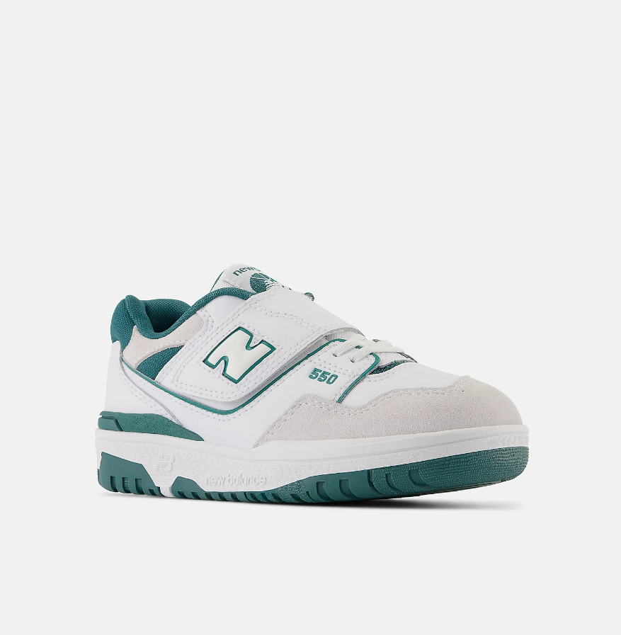 NEW BALANCE PHB550TA Kids White Vintage Teal LF