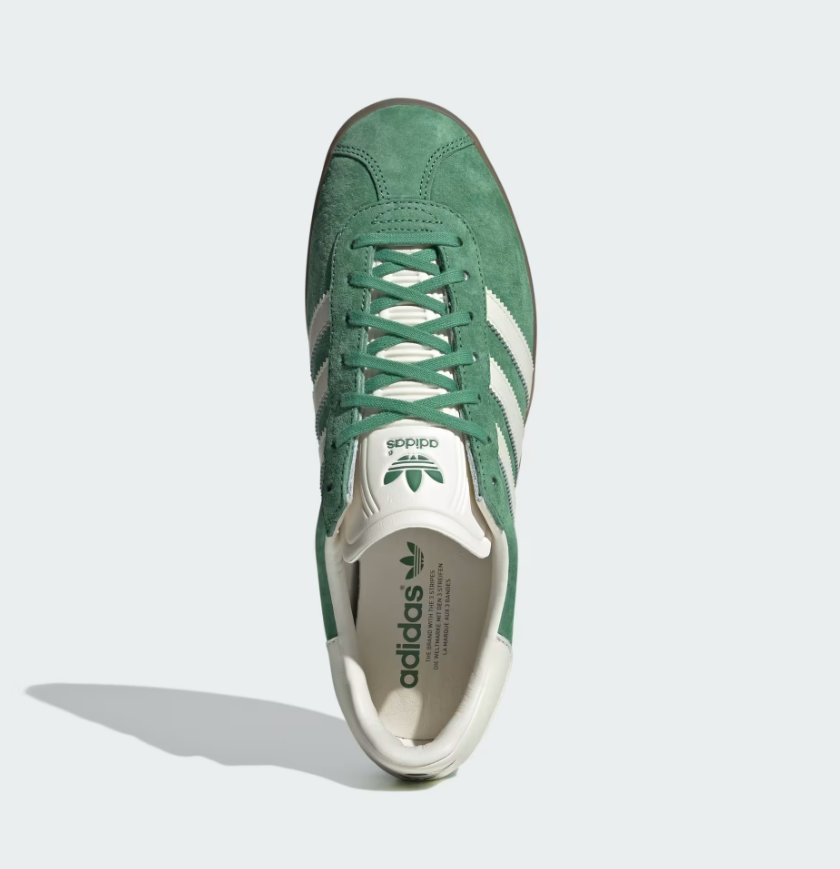 adidas Gazelle 85 Green Off White IH2214 Unisex LF leftfoot
