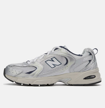 Load image into Gallery viewer, NEW BALANCE 530 MR530KA Silver Metallic Summer Fog Navy Unisex (LF)