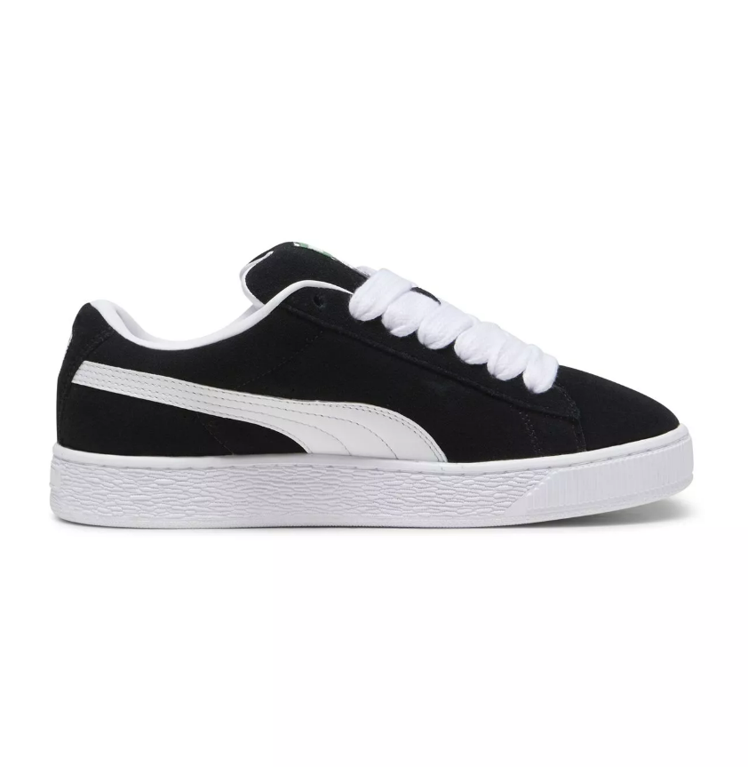 PUMA Suede XL 395205 02 Black White Unisex LF