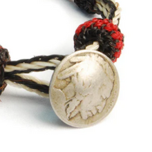 Load image into Gallery viewer, CHAMULA Concho Bracelet Red Unisex (LF)