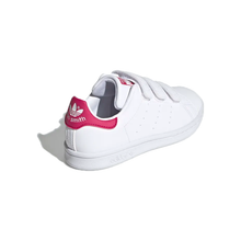 Load image into Gallery viewer, adidas - Stan Smith CF C - Cloud White/Bold Pink - Kids [FX7540}