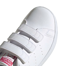 Load image into Gallery viewer, adidas - Stan Smith CF C - Cloud White/Bold Pink - Kids [FX7540}