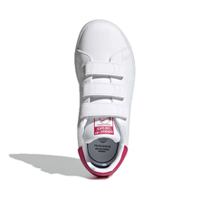 Load image into Gallery viewer, adidas - Stan Smith CF C - Cloud White/Bold Pink - Kids [FX7540}