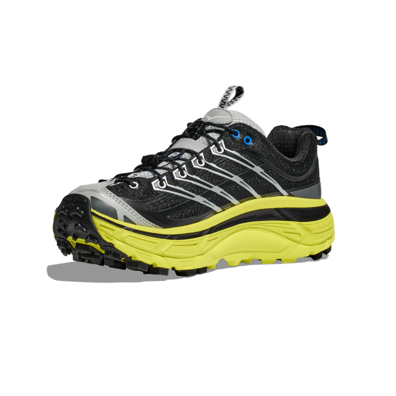 Leftfoot - HOKA - Mafate Three2 - Black/Hoka Citrus - Unisex
