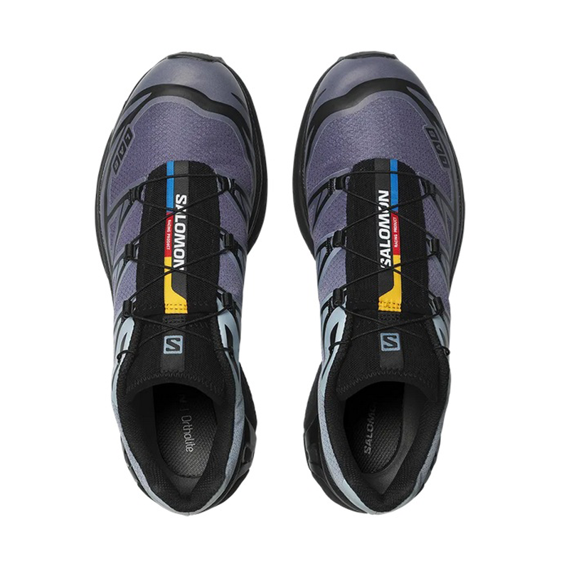 靴 salomon xt-6 CHOROMATIC Leftfoot- SALOMON - XT-6 Chromatic - Black/Dusty Blue/Gray Blue