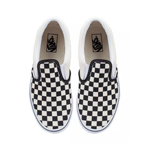 Load image into Gallery viewer, VANS - Classic Slip On - Checkerboard - Black/White - Kids