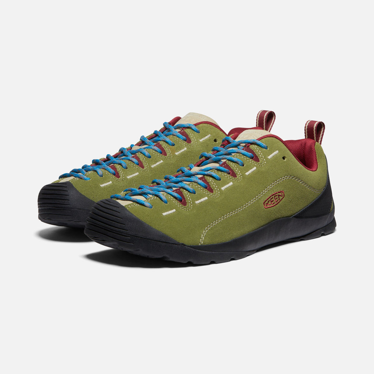 KEEN Jasper Suede Trainer 1027162 Olive Drab/Safari (LF