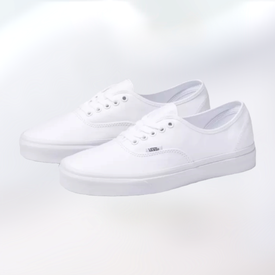 White low best sale vans