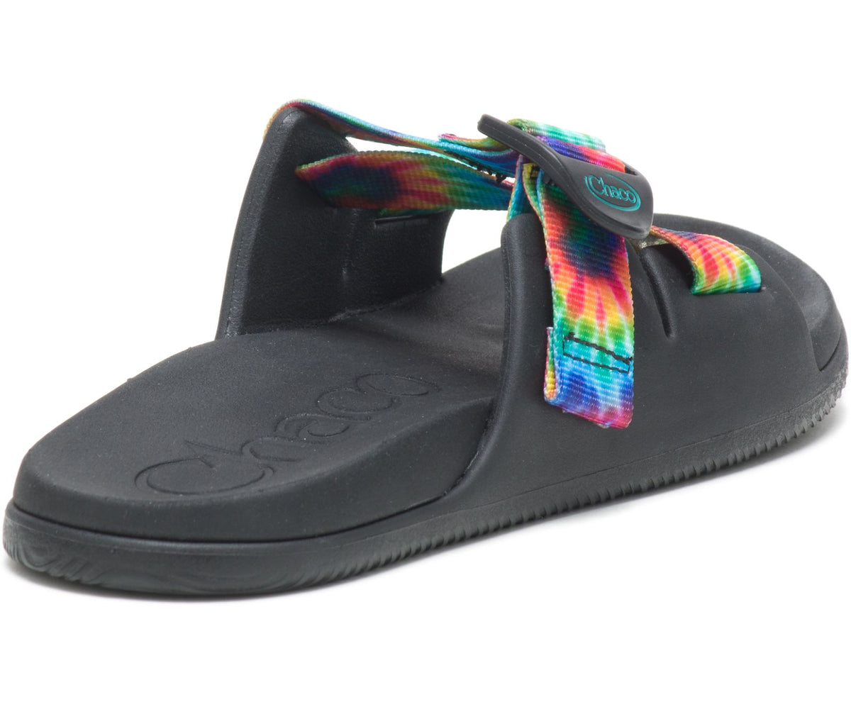 CHACO CHILLOS SLIDE SANDAL WOMENS DARK TIE DYE