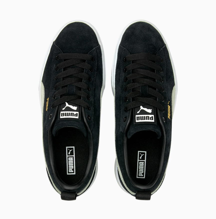 Puma suede hot sale classic black womens