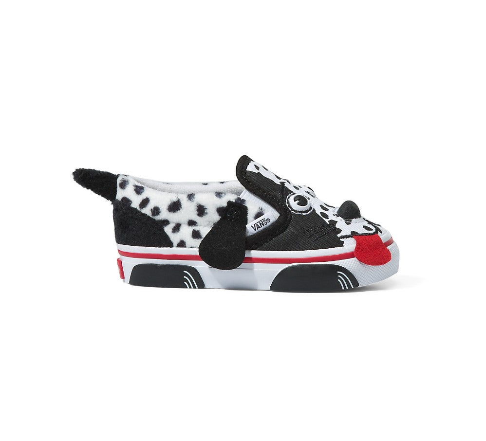 VANS Toddler Slip On V Dalmatian Dog (LF) leftfoot.sg
