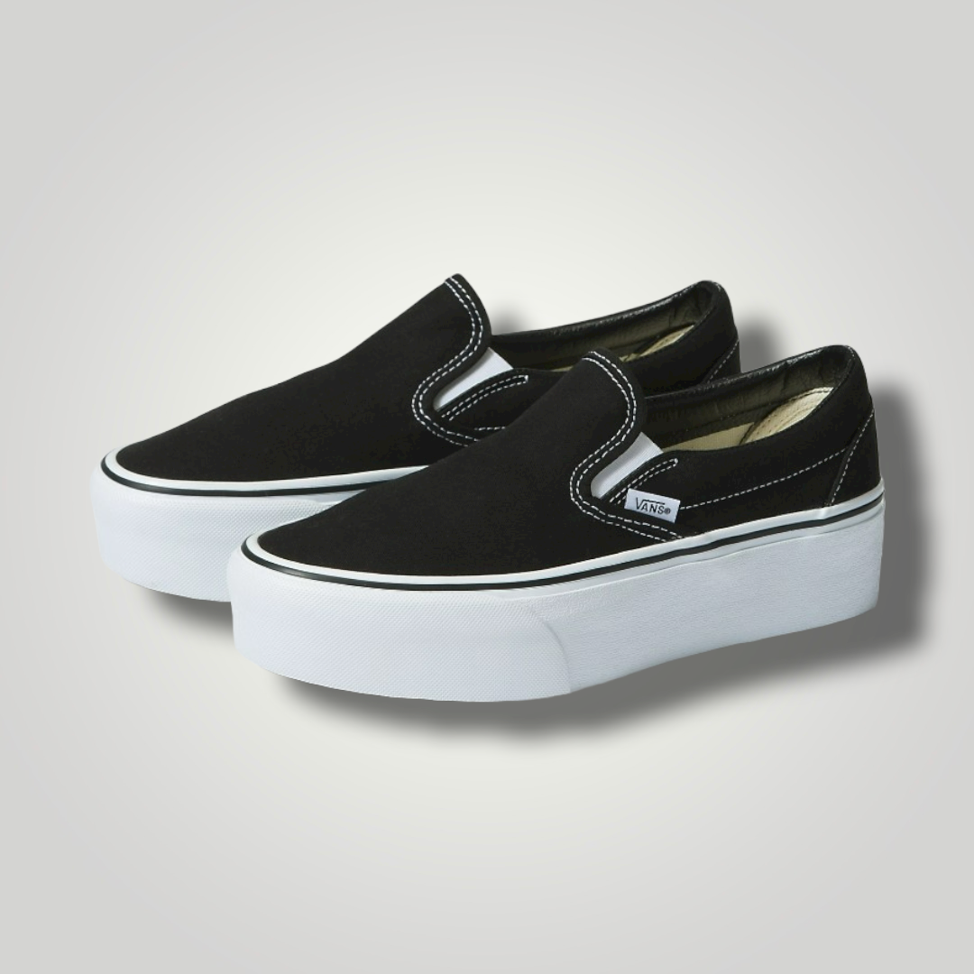 All white vans 2025 womens slip on