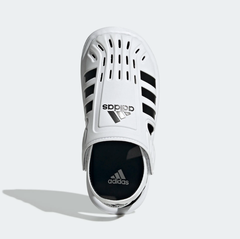 adidas Water Sandals GW0387 Kids White Black LF leftfoot