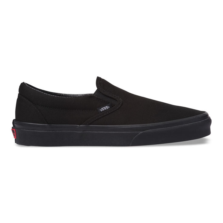 All black slip store on vans journeys