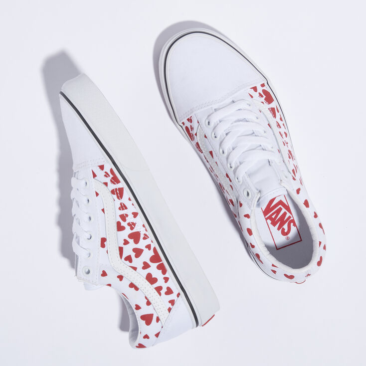 Vans valentines hearts old skool Clearance