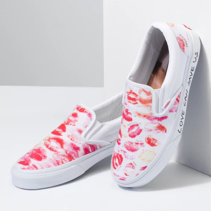 Red slip 2025 on vans womens