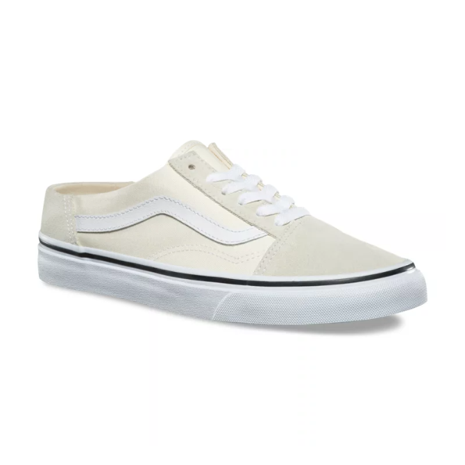 White mens vans old 2025 skool