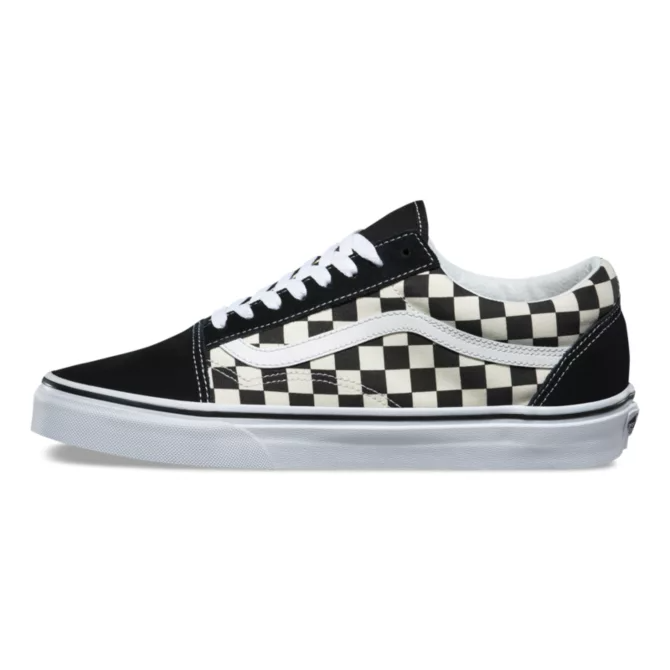 Checked black 2025 and white vans