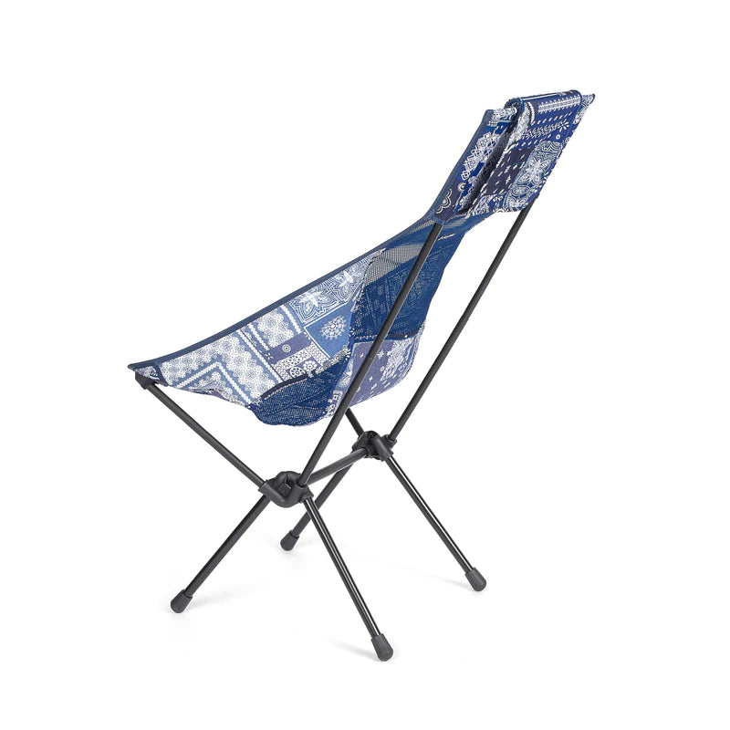 HELINOX CHAIR TWO BLUE BANDANA QUILT