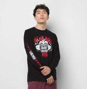 VANS X ONE PIECE Long Sleeve Tee Black Unisex (LF MG)