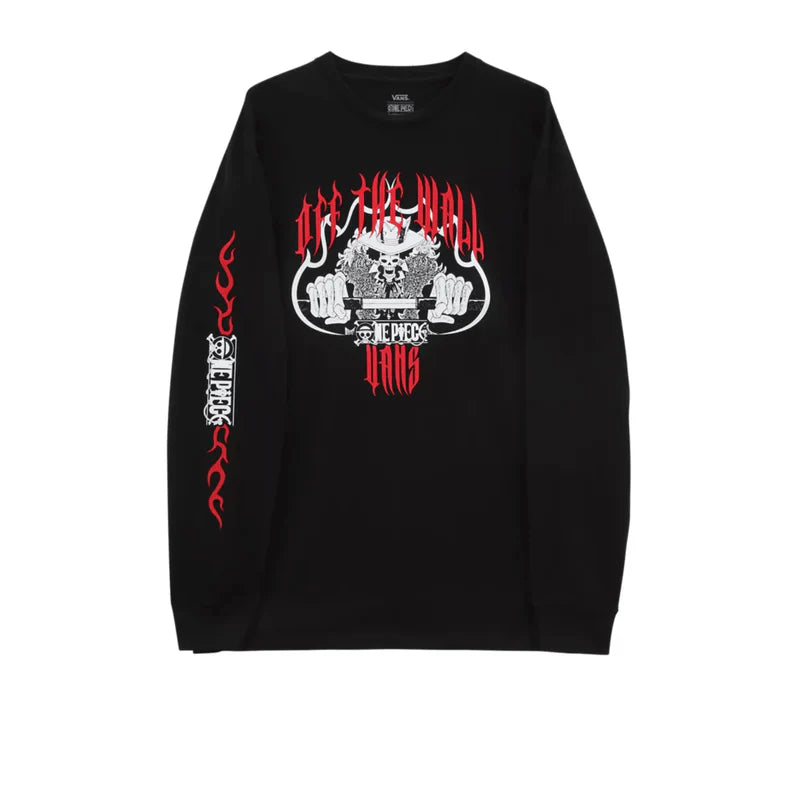 VANS X ONE PIECE Long Sleeve Tee Black Unisex (LF MG)