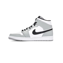 Load image into Gallery viewer, NIKE - Air Jordan 1 Mid - Lt Smoke Grey/Black/White - Men's [554724 092]
