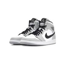 Load image into Gallery viewer, NIKE - Air Jordan 1 Mid - Lt Smoke Grey/Black/White - Men's [554724 092]