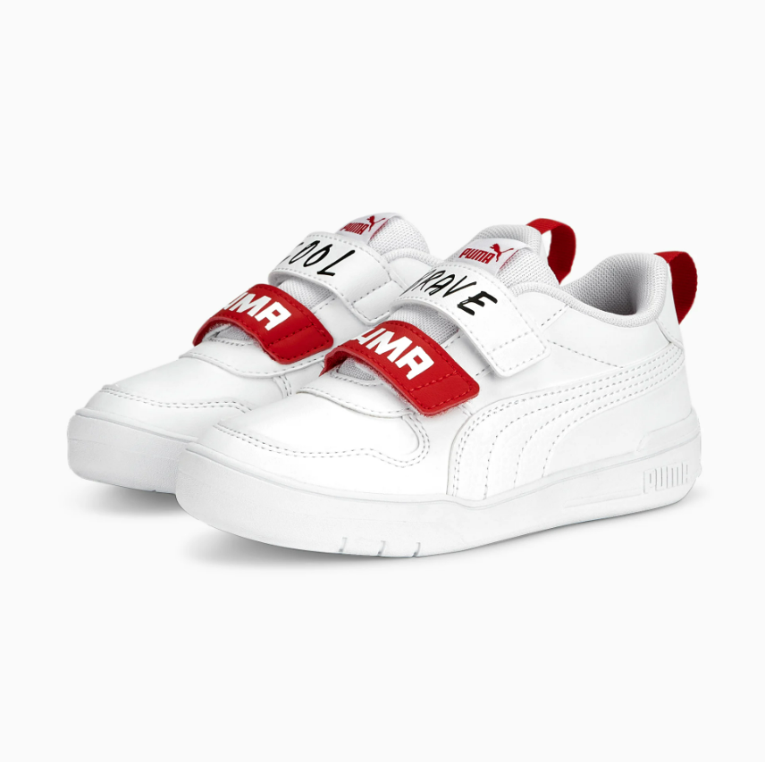 PUMA Multiflex Brand Love Velcro PS Kids 389764 01 White (LF)