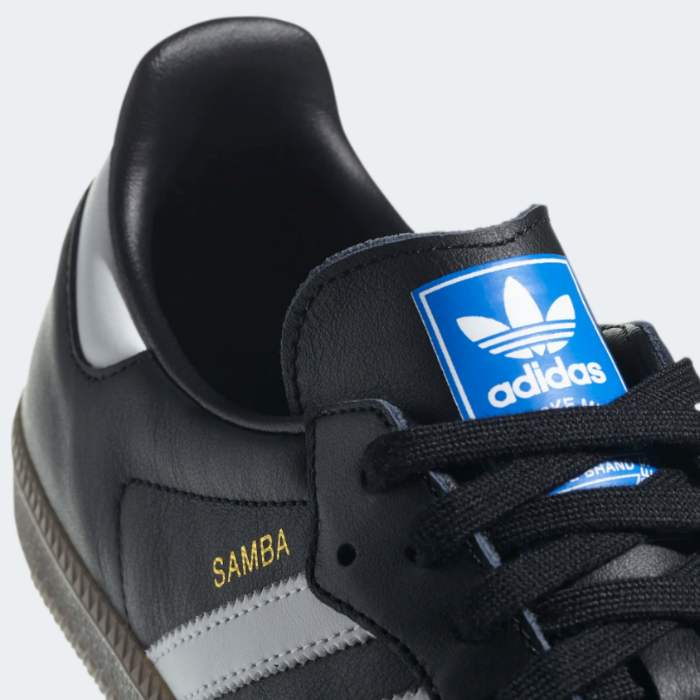 All black 2025 adidas samba