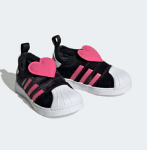 Load image into Gallery viewer, adidas Superstar 360 2.0 Infant Black Pulse Magenta HQ4122 (LF)