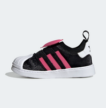 Load image into Gallery viewer, adidas Superstar 360 2.0 Infant Black Pulse Magenta HQ4122 (LF)