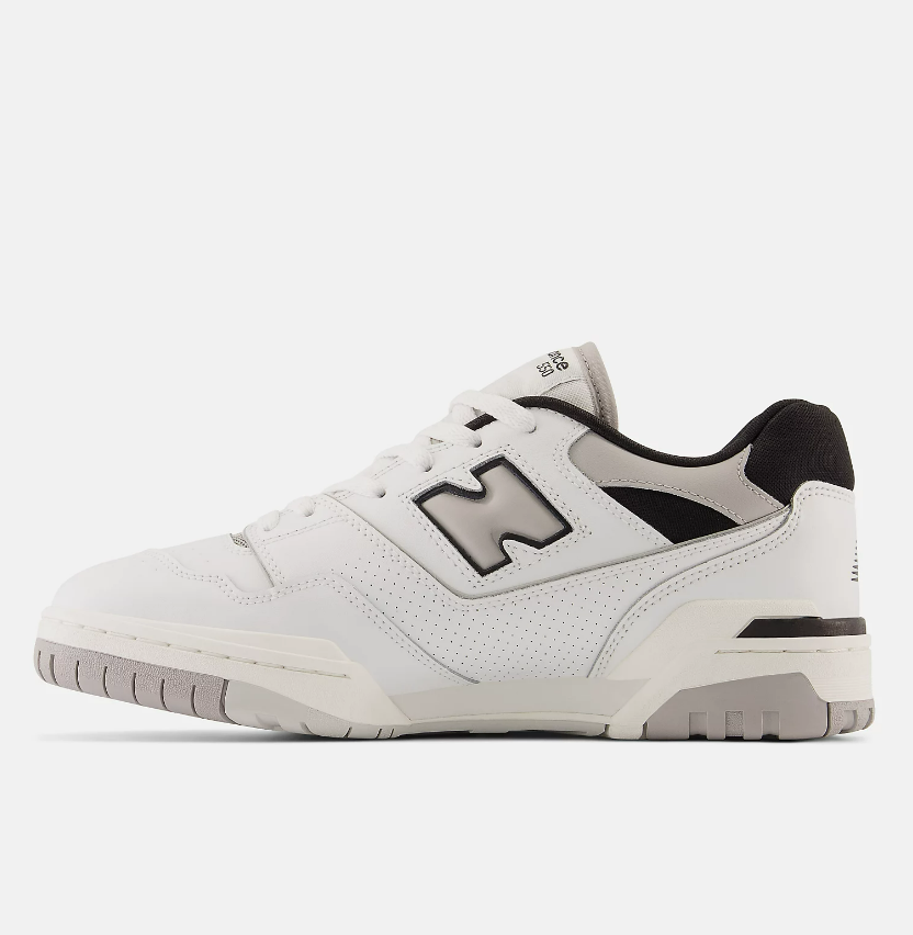 NEW BALANCE BB550NCL White Concrete Black Unisex (LF) – leftfoot.sg