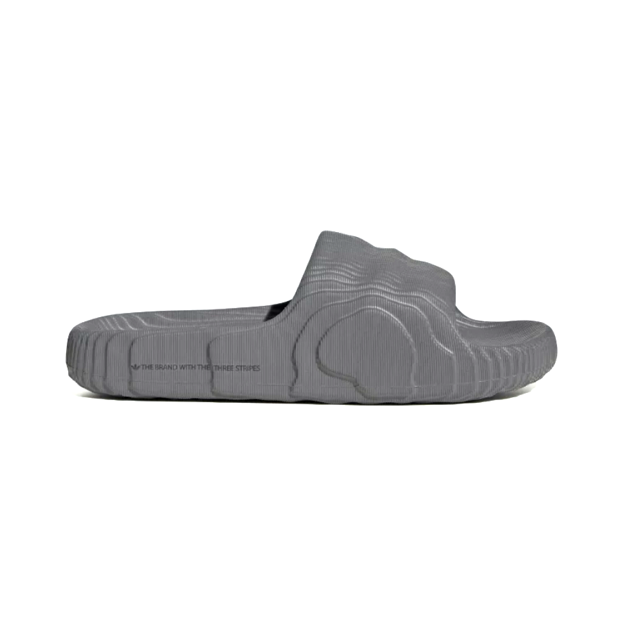 adidas Adilette 22 Slides HP6522 Grey Black Unisex (LF)