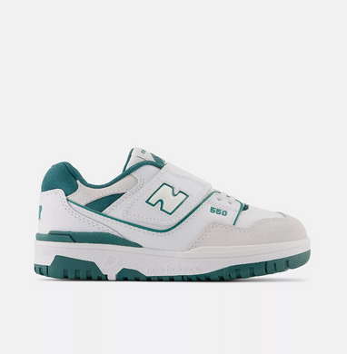 NEW BALANCE PHB550TA Kids White Vintage Teal (LF)