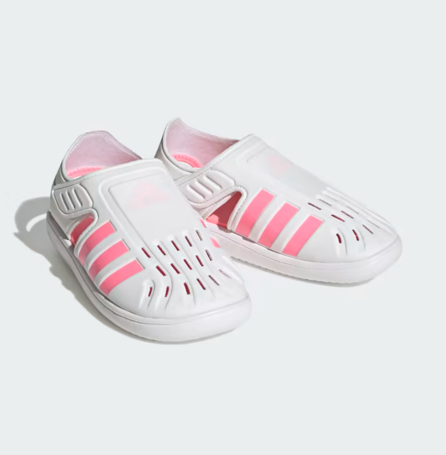 adidas Water Sandals C Kids H06320 Cloud White Pink (LF) – leftfoot.sg