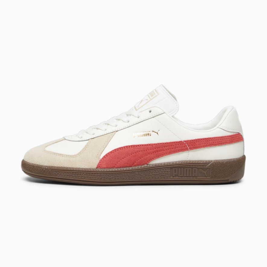 PUMA Army Trainer 386607 06 White Granola Astro Red Unisex (LF)