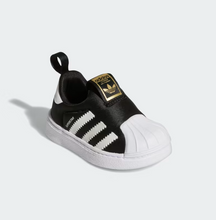 Load image into Gallery viewer, adidas Infants Superstar 360 I GX3233 Black/White/Gold Metallic (LF)