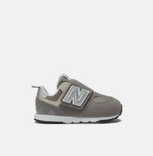 Load image into Gallery viewer, NEW BALANCE NW574GR Rain Cloud Silver Metallic Infant (LF)