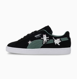 PUMA Suede X RIPNDIP Black Eucalyptus 393872 01  (LF)