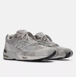 NEW BALANCE MADE IN UK 991 M991PRT PIGMENTED WASHED GREY MENS