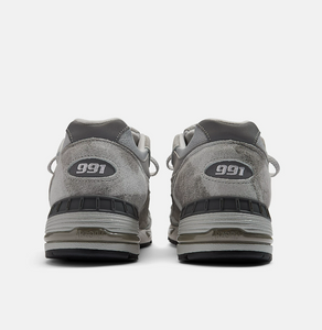 NEW BALANCE MADE IN UK 991 M991PRT PIGMENTED WASHED GREY MENS