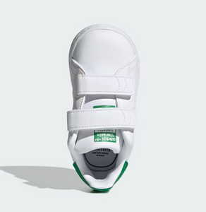 adidas Stan Smith Infants Cloud White Green Velcro FX7532 (LF)