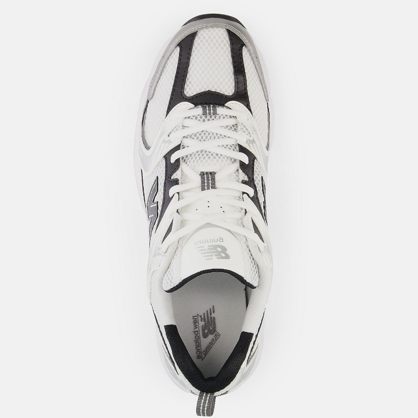 White 2025 metallic shoes