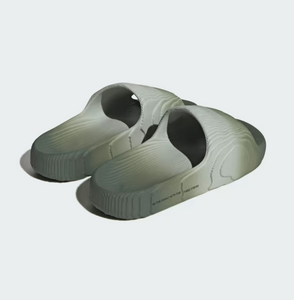 adidas Adilette 22 Slides IG7494 Wonder Silver Green Black Unisex (LF)