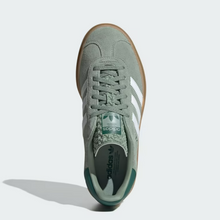 Load image into Gallery viewer, adidas Gazelle Bold Womens Silver Collegiate Green ID6998 (LF)