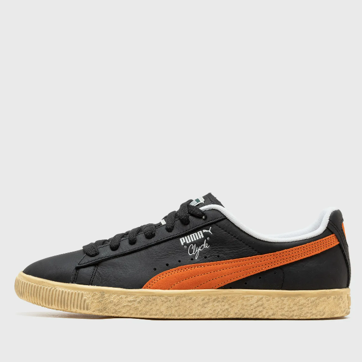 Puma clyde orange hotsell