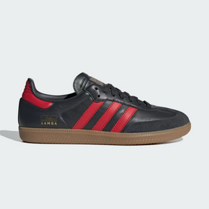 adidas Samba OG Carbon Better Scarlet Gum IG6173 Unisex (LEFTFOOT)