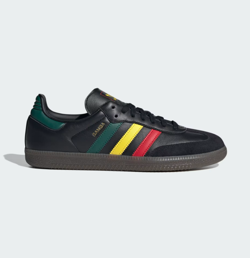 Adidas samba green and sales yellow