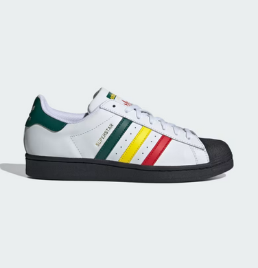 adidas Superstar IH3120 White Yellow Collegiate Green Unisex (LF)